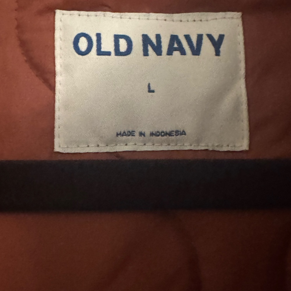 Old Navy Quilted Puffer Coat in Rust - Picture 2 of 2